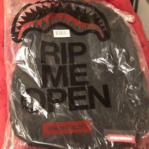 New Sprayground Black Backpack